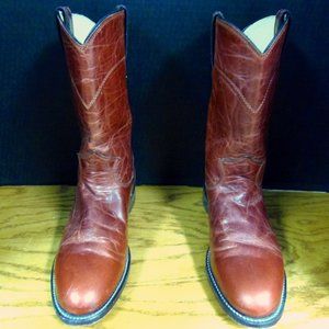 Roper Justin Brown Leather Boots